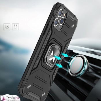 Wozinsky smūgiams atsparus dėklas su žiedu (telefonui Apple Iphone 11 Pro)   